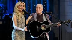 saturday-night-live:-sabrina-carpenter-duets-with-paul-simon-as-show-celebrates-50-years-on-air