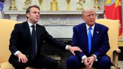 watch:-macron-interrupts-trump-over-ukraine-funding